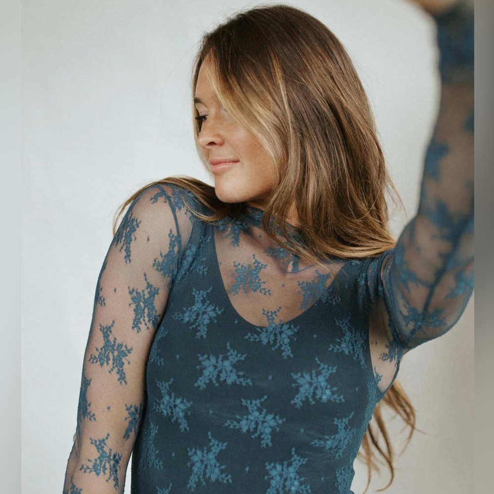 Free People Lady Lux Layering Top | Night Swim |XS - Picture 8 of 12
